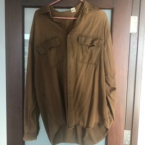 Eddie Bauer casual button up shirt size medium